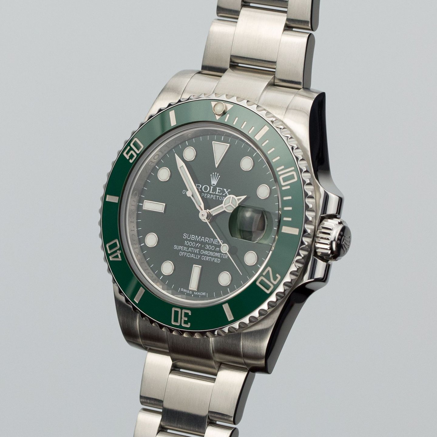 Rolex Submariner Date 116610LV (2017) - Groen wijzerplaat 40mm Staal (4/8)