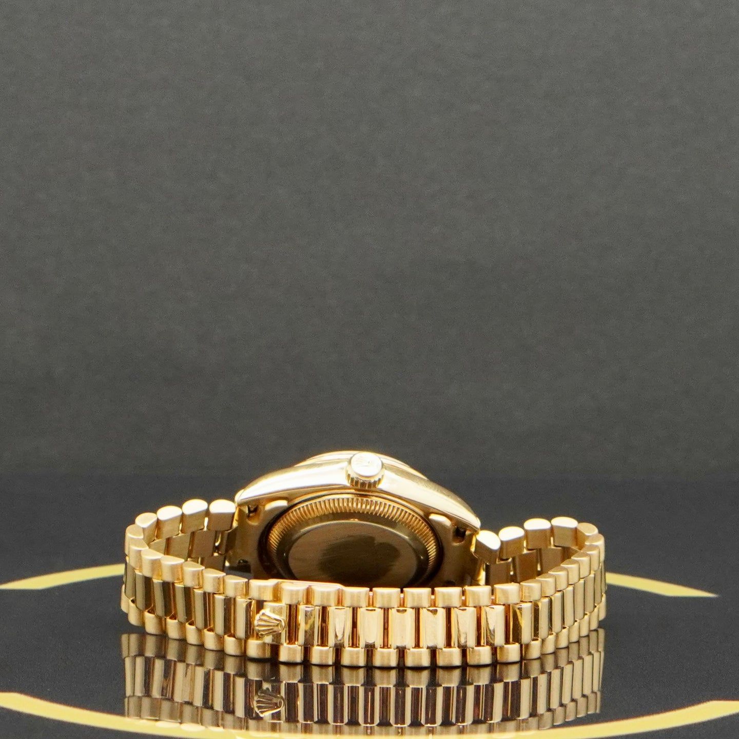Rolex Lady-Datejust 69178 (1986) - Gold dial 26 mm Yellow Gold case (7/7)
