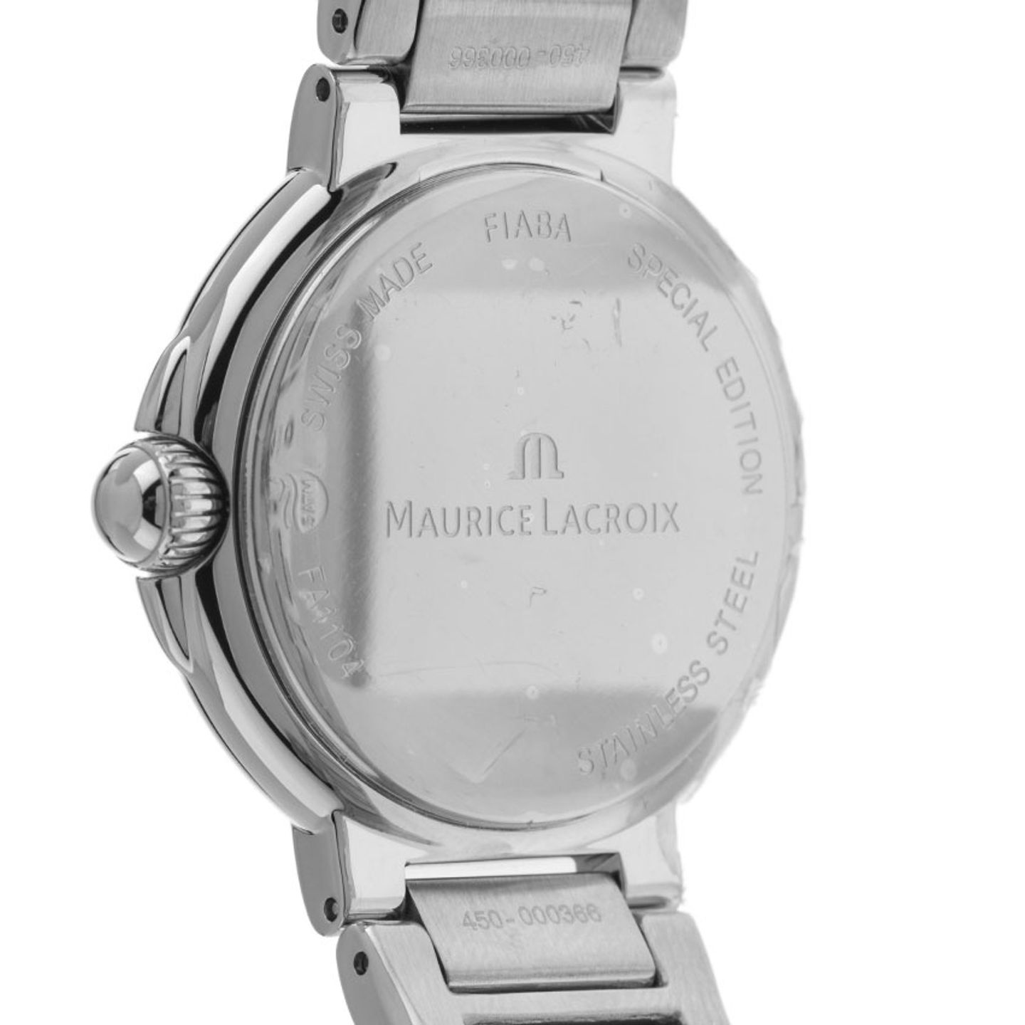 Maurice Lacroix Fiaba FA1104-SS002-G20-1 (Unknown (random serial)) - Green dial 32 mm Steel case (5/6)