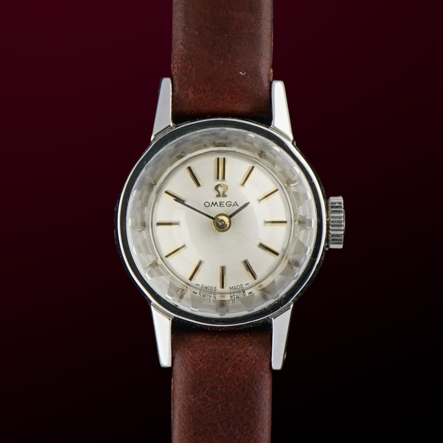 Omega Vintage 511.166 (1965) - White dial 17 mm Steel case (1/8)