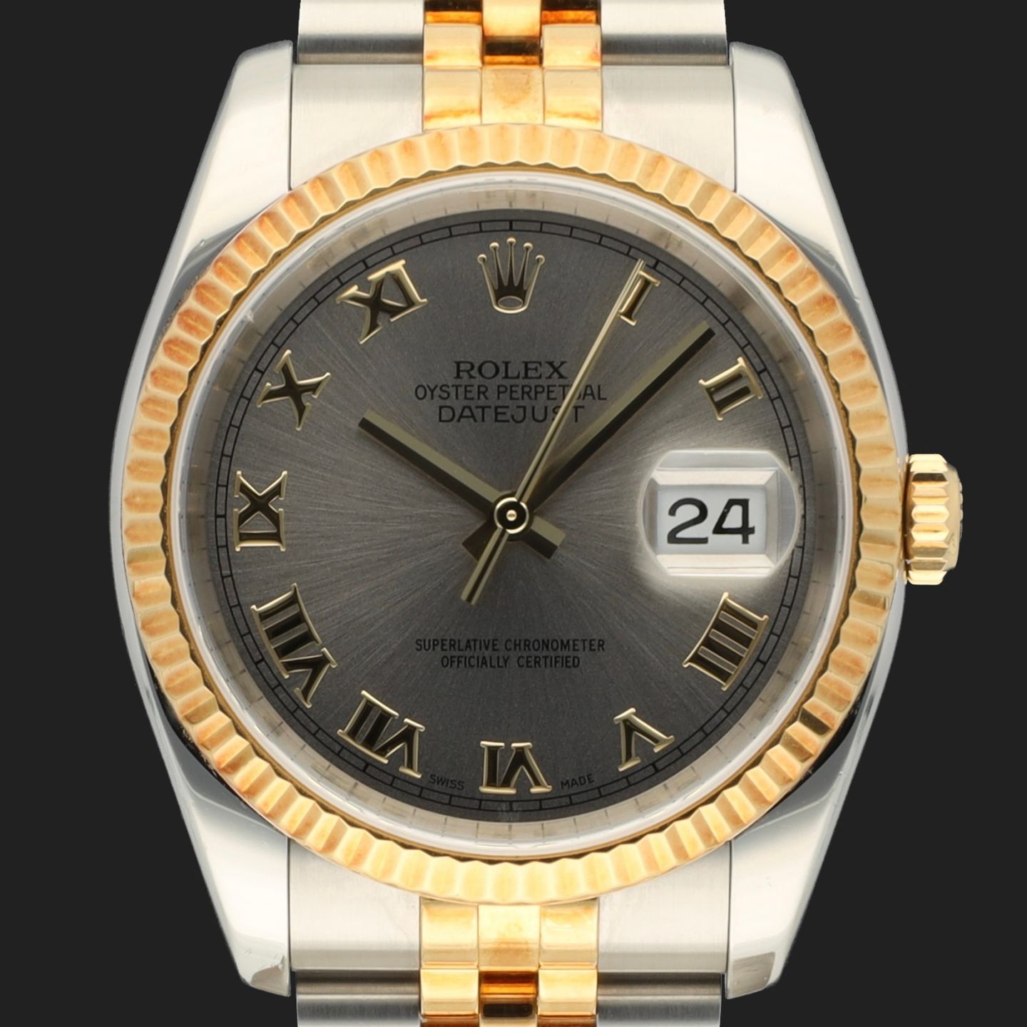 Rolex Datejust 36 116233 (2003) - 36mm Goud/Staal (2/8)