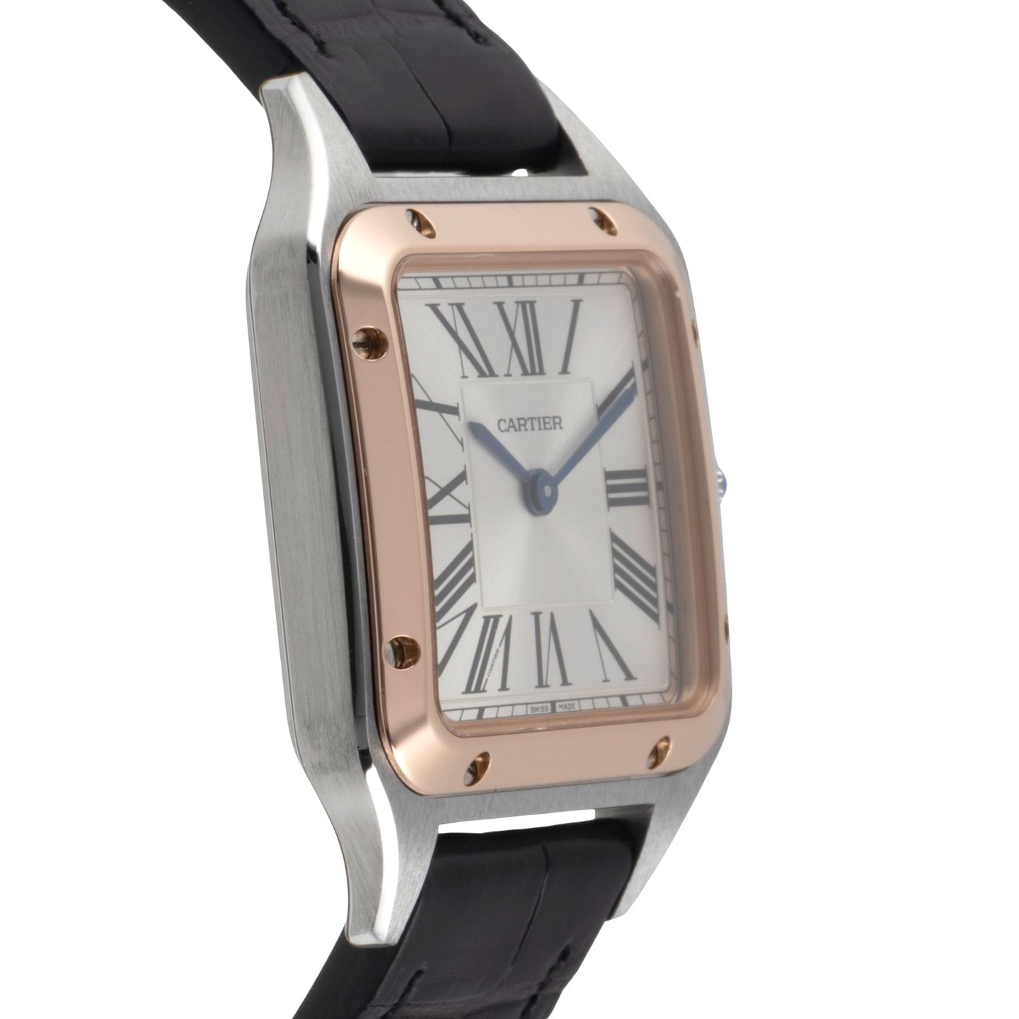 Cartier Santos Dumont W2SA0012 (Unknown (random serial)) - Silver dial 28 mm Steel case (7/8)