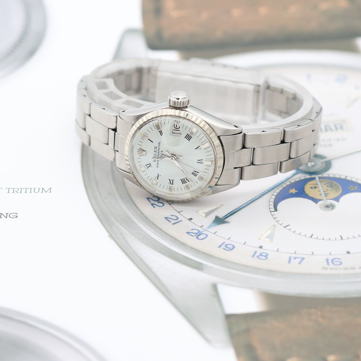 Rolex Oyster Perpetual Lady Date 6517 - (5/8)