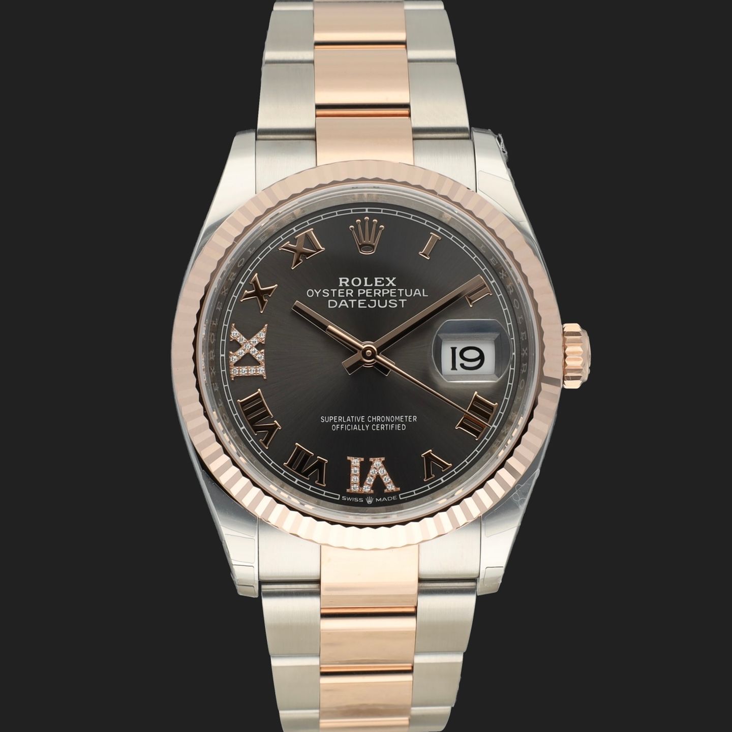 Rolex Datejust 36 126231 (2024) - Grijs wijzerplaat 36mm Goud/Staal (3/8)