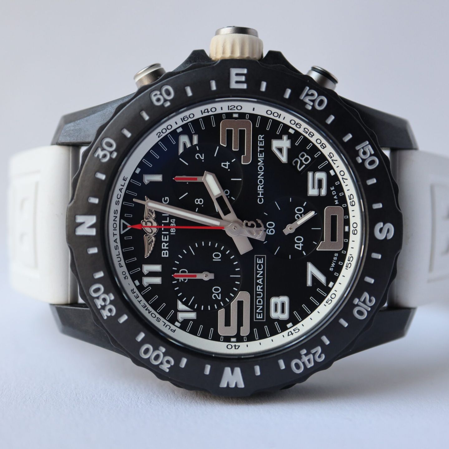 Breitling Endurance Pro X82310A71B1S2 (2022) - Zwart wijzerplaat 45mm Plastic (2/8)