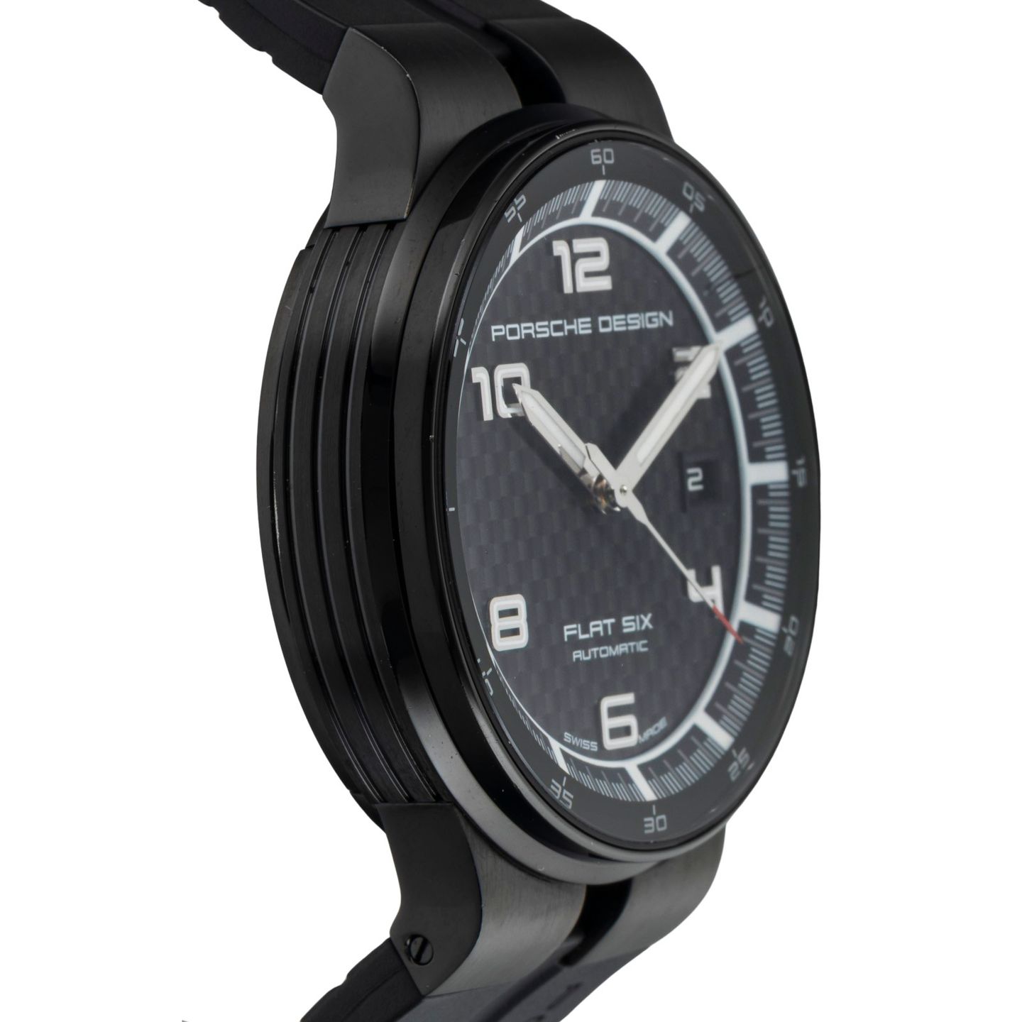 Porsche Design Flat Six P6351.43.04.1254 (2018) - Black dial 40 mm Steel case (7/8)