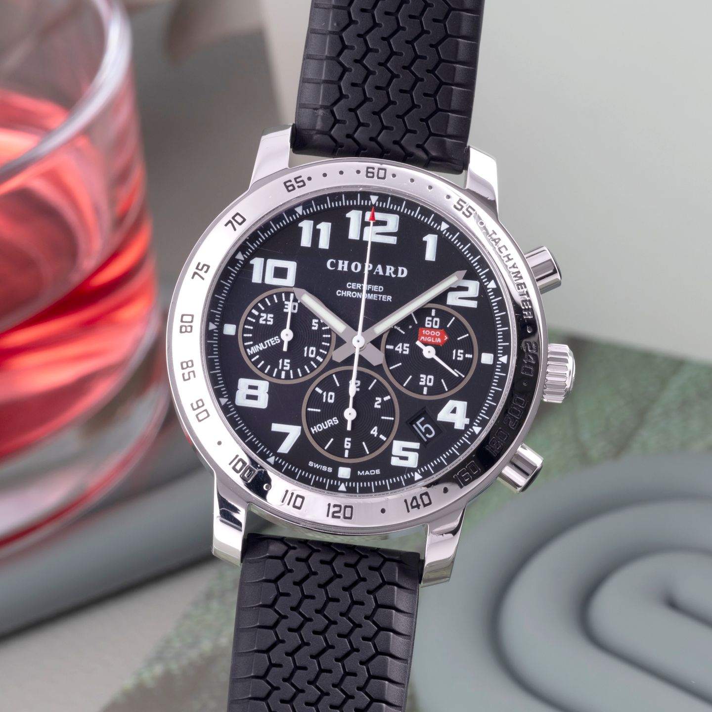 Chopard Mille Miglia 8920 (2002) - Black dial 40 mm Steel case (3/8)