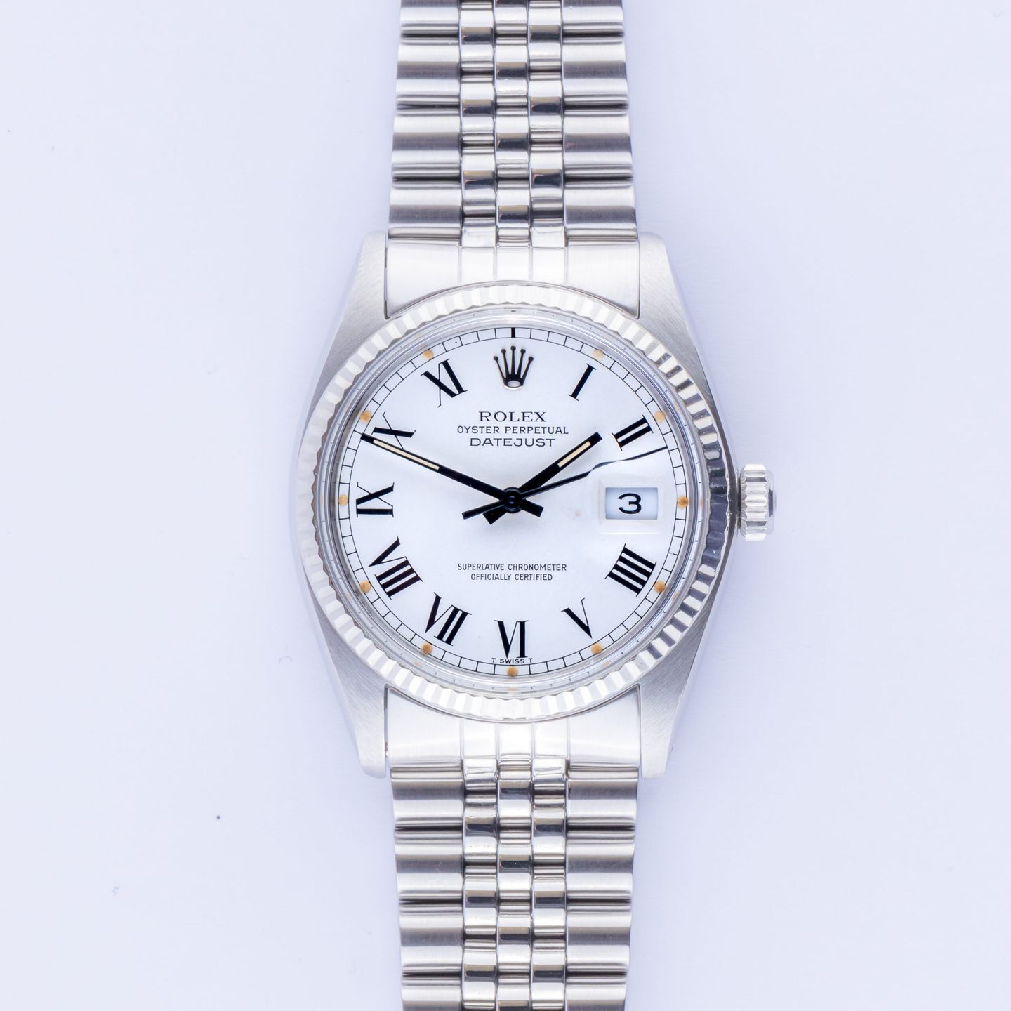 Rolex Datejust 36 16014 (1978) - White dial 36 mm Steel case (3/7)