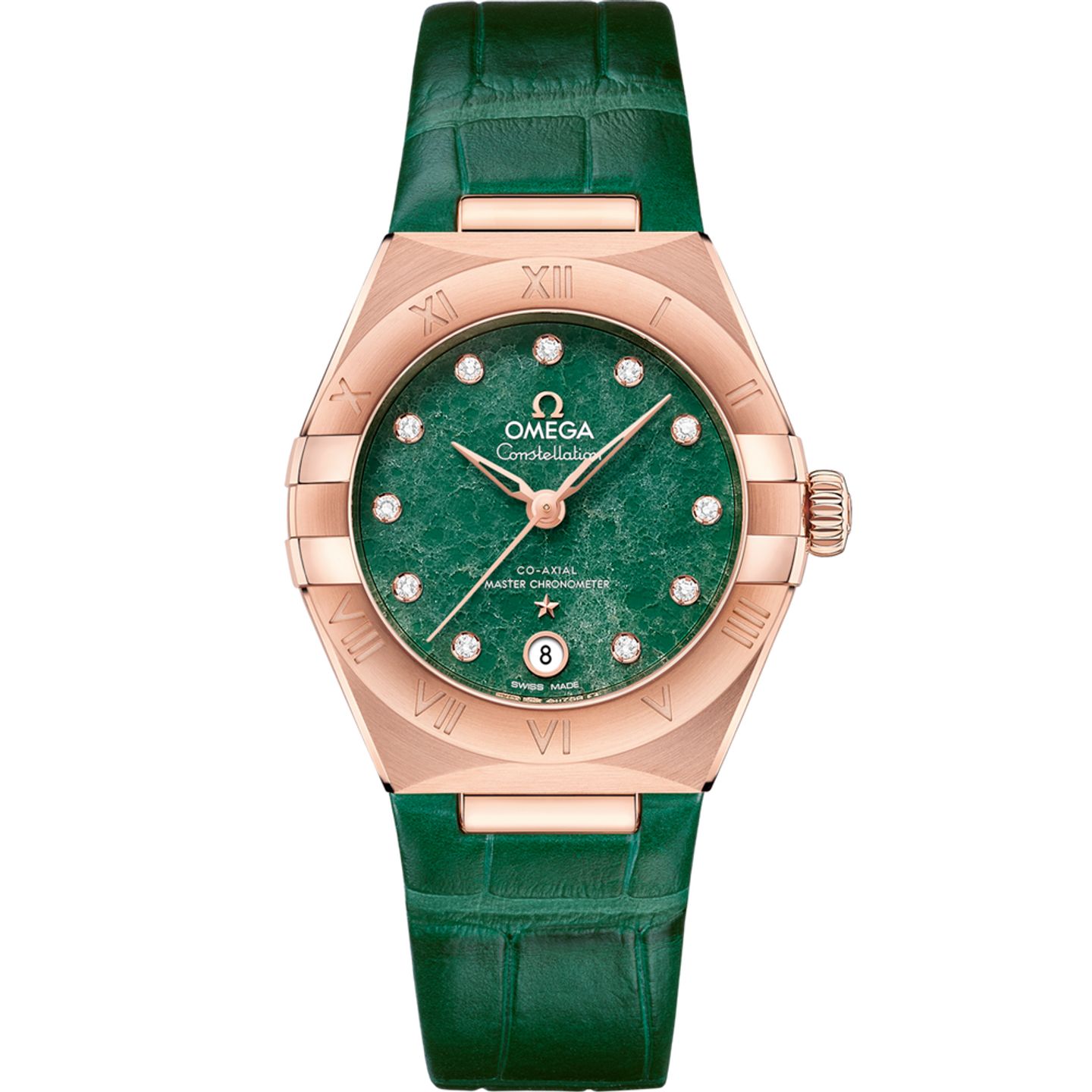 Omega Constellation 131.53.29.20.99.002 (2025) - Groen wijzerplaat 29mm Roségoud (1/1)