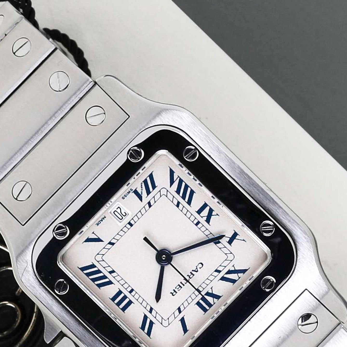 Cartier Santos Galbée 1564 (1999) - 29mm Staal (4/8)