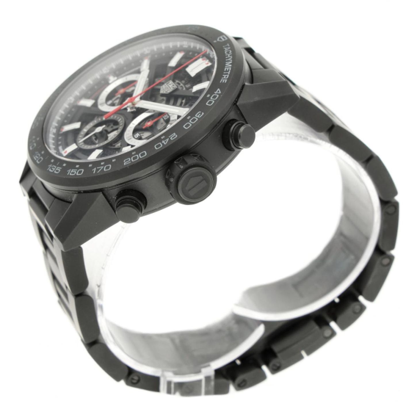 TAG Heuer Carrera CBG2A90.BH0653 (2022) - Transparent dial 45 mm Ceramic case (4/8)