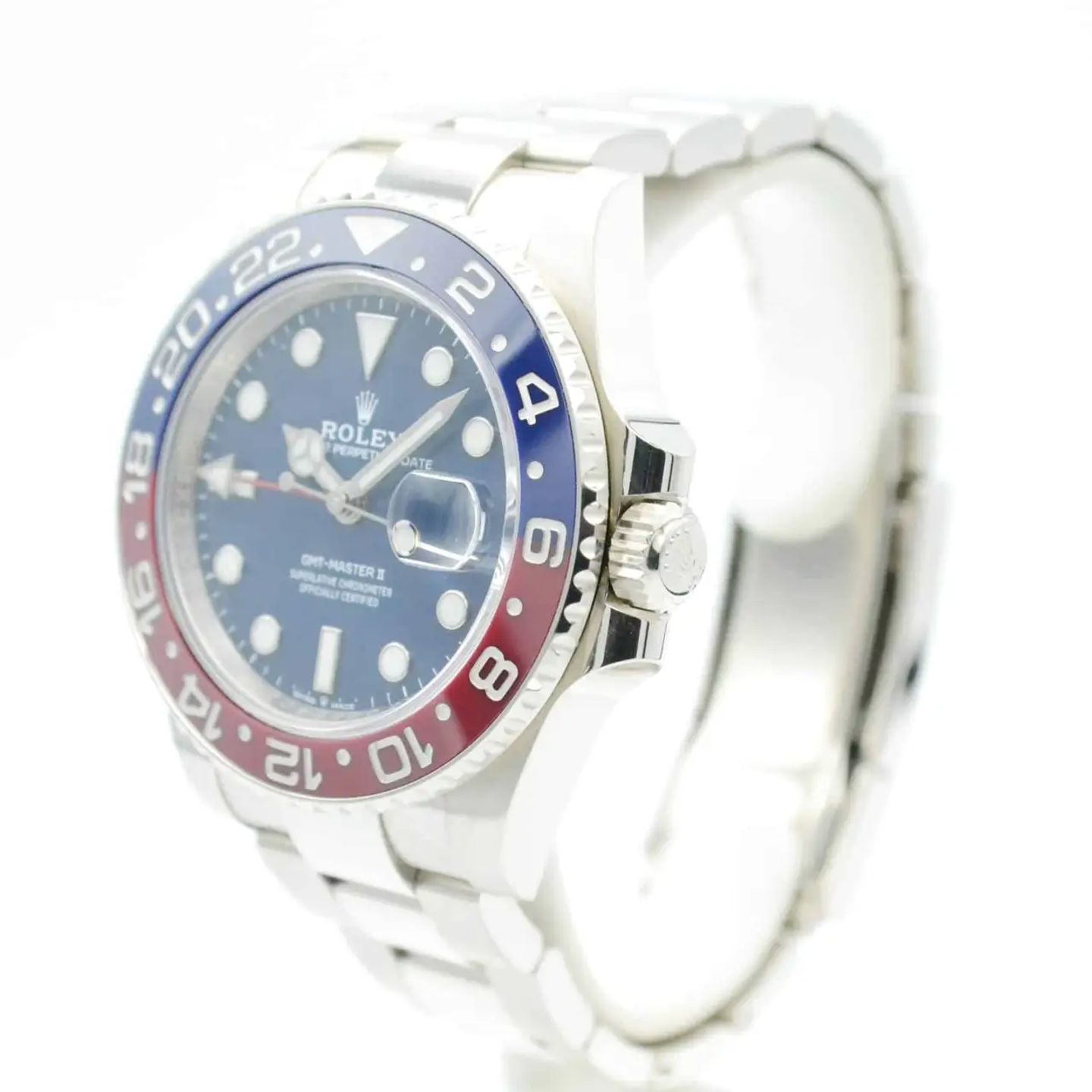 Rolex GMT-Master II 126719BLRO (2019) - Black dial 40 mm White Gold case (2/7)