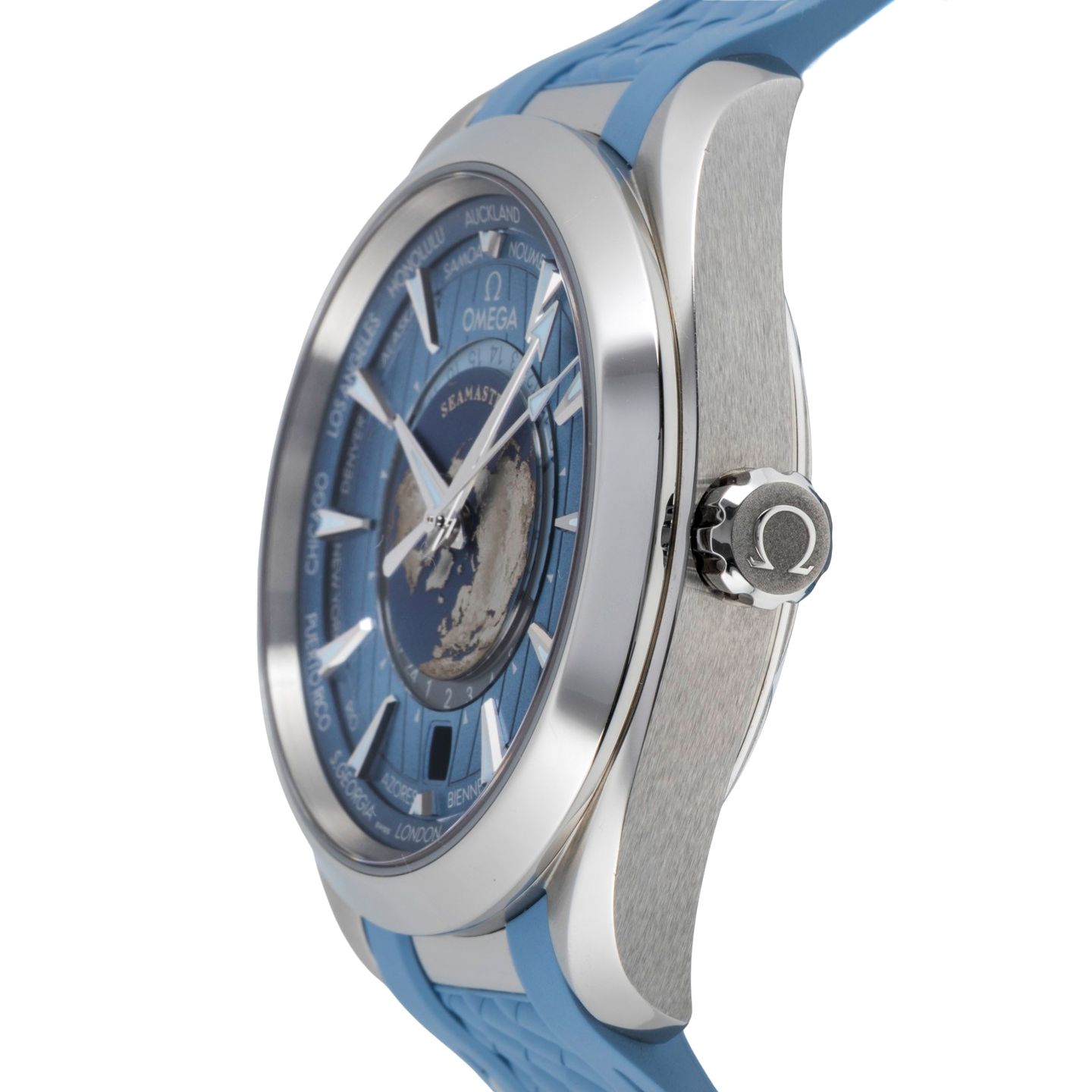 Omega Seamaster Aqua Terra 220.12.43.22.03.002 (Onbekend (willekeurig serienummer)) - Blauw wijzerplaat 43mm Staal (6/8)