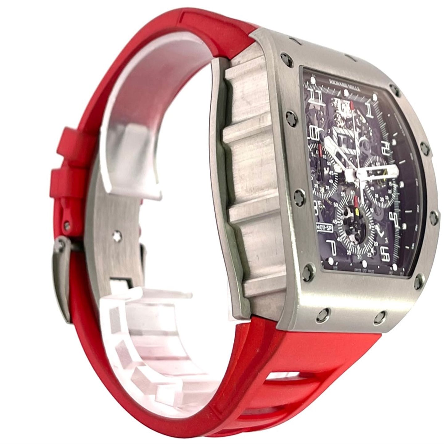 Richard Mille RM 011 RM011-AK-Ti (2012) - Transparant wijzerplaat 42mm Titanium (3/7)