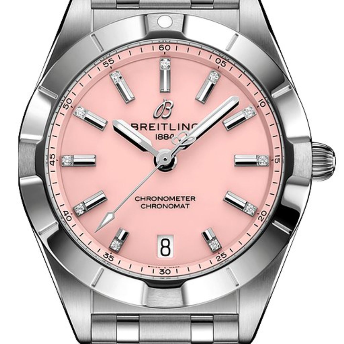 Breitling Chronomat A77310101K1A1 (2024) - Pink dial 32 mm Steel case (1/1)