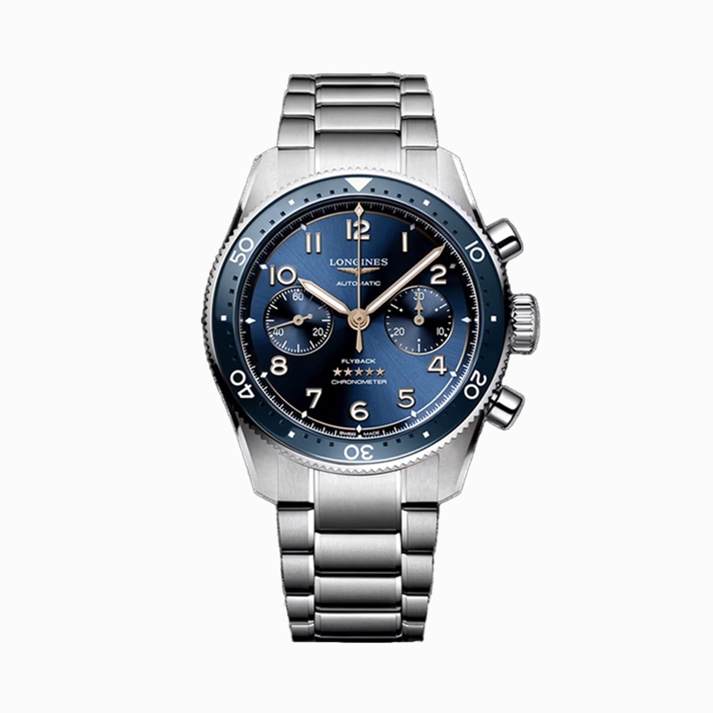 Longines Spirit L3.821.4.93.6 (2025) - Blue dial 42 mm Steel case (1/1)