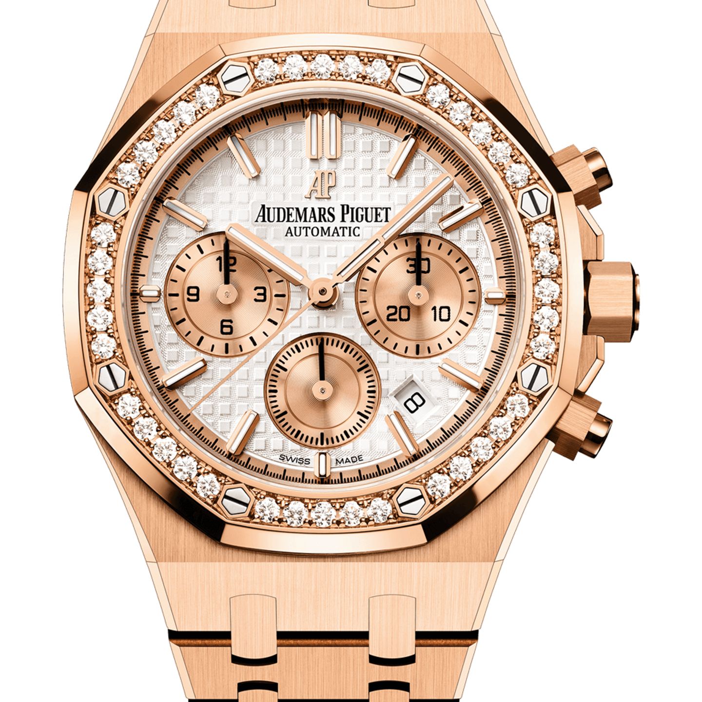 Audemars Piguet Royal Oak Chronograph 26315OR.ZZ.1256OR.01 (2025) - Silver dial 38 mm Rose Gold case (1/1)