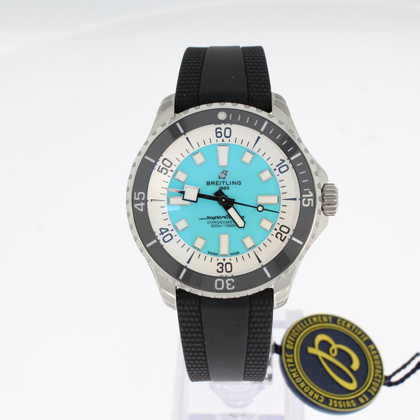 Breitling Superocean 44 A17376211L2S1 (2024) - Blauw wijzerplaat 44mm Staal (1/4)