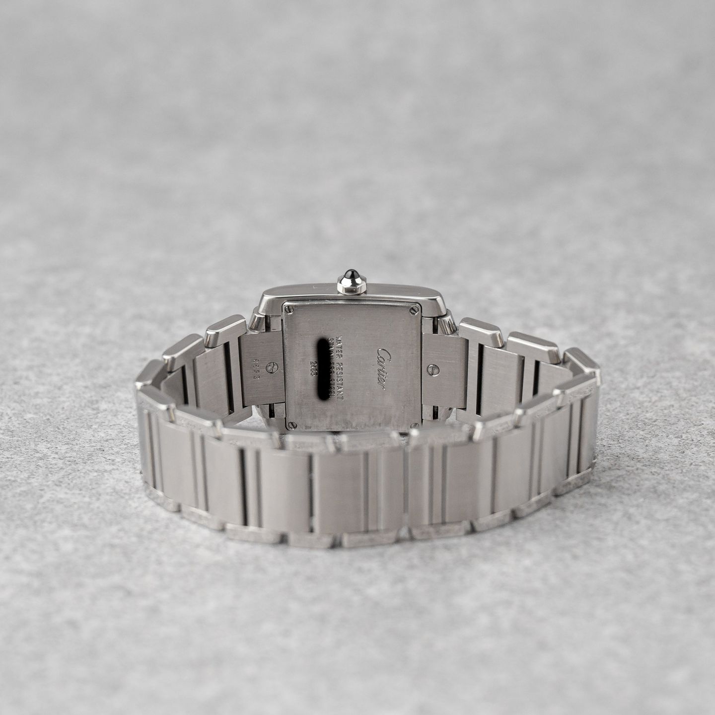 Cartier Tank Française WSTA0005 (Onbekend (willekeurig serienummer)) - Zilver wijzerplaat 30mm Staal (5/8)