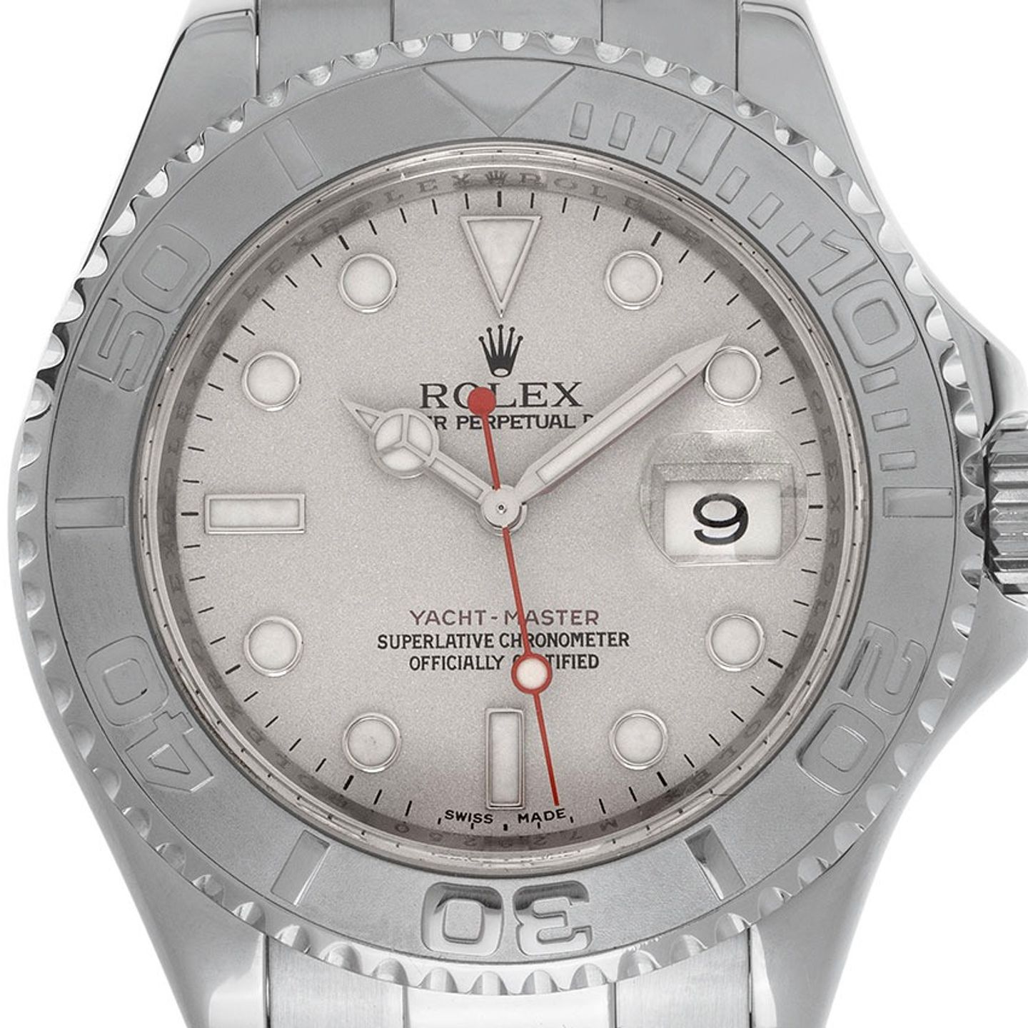 Rolex Yacht-Master 40 16622 (2006) - Grey dial 40 mm Steel case (1/8)