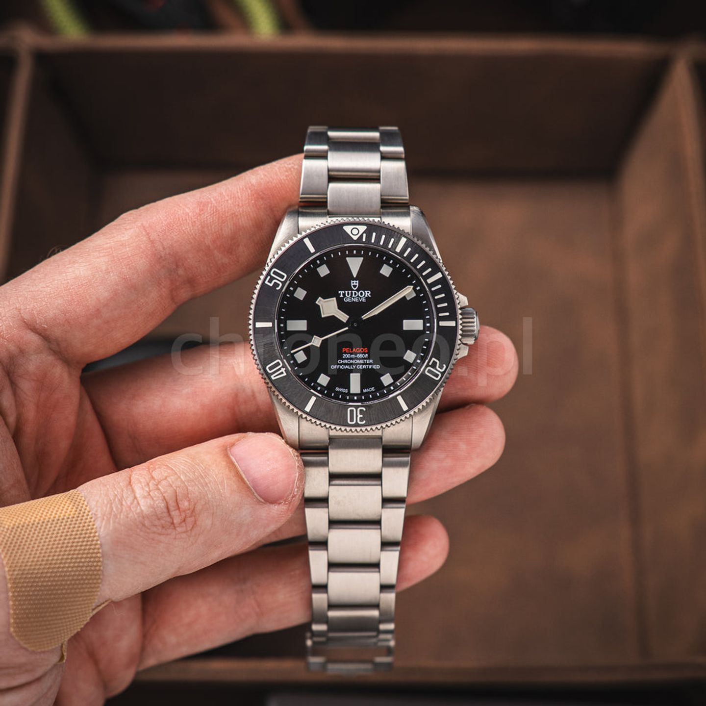 Tudor Pelagos 25407N (2023) - Black dial 39 mm Titanium case (3/8)