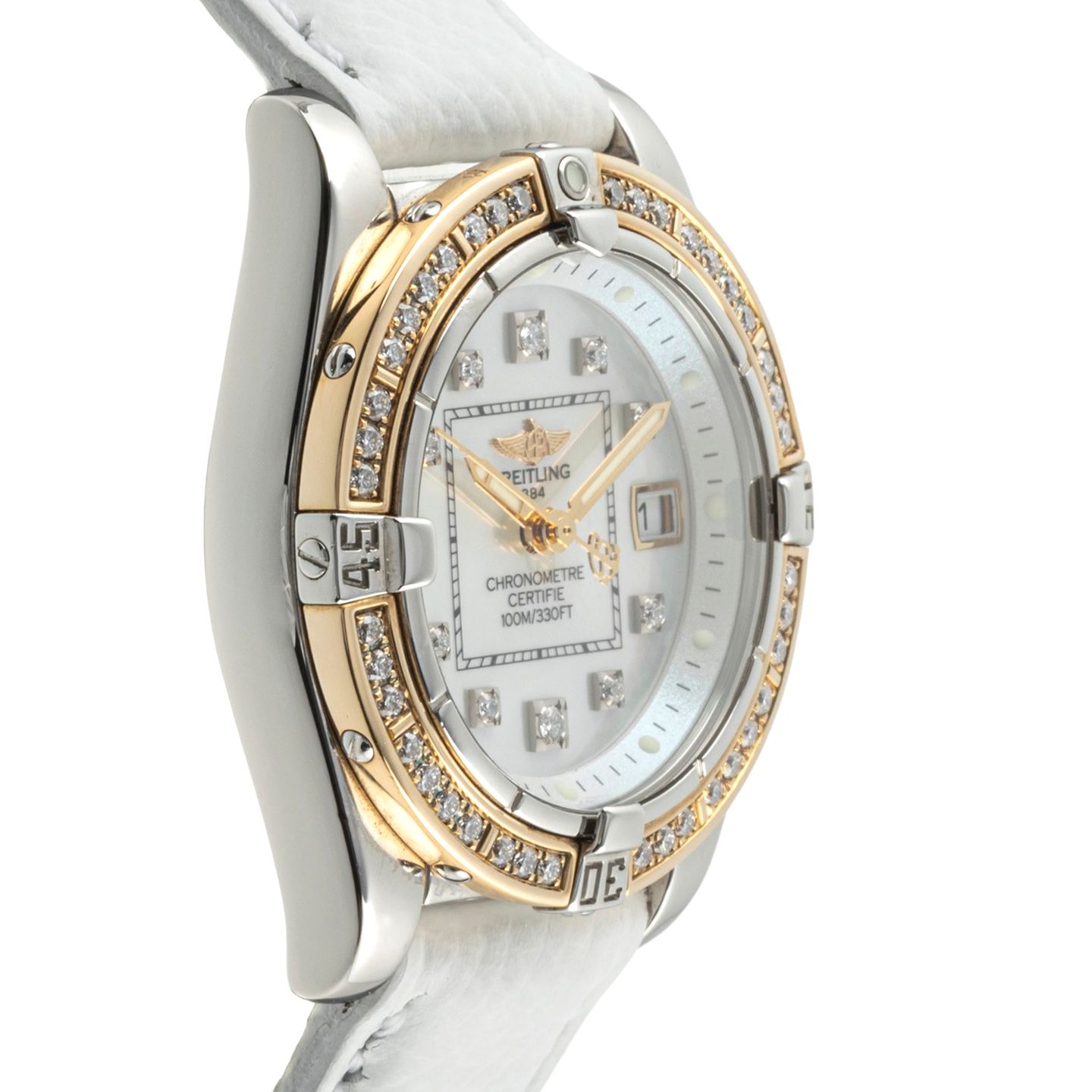 Breitling Cockpit Lady D71356 (2007) - 32mm Staal (7/8)