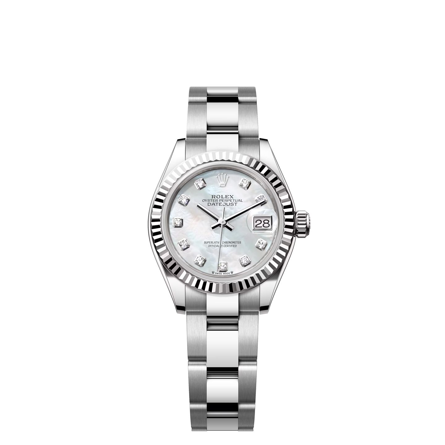 Rolex Lady-Datejust 279174 (2024) - Pearl dial 28 mm Steel case (1/8)