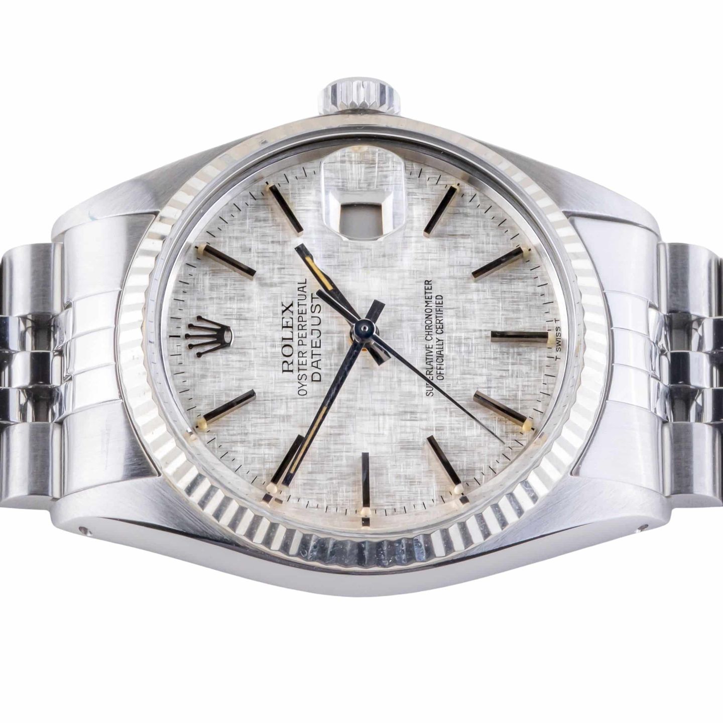 Rolex Datejust 36 16014 (1979) - Silver dial 36 mm Steel case (5/8)