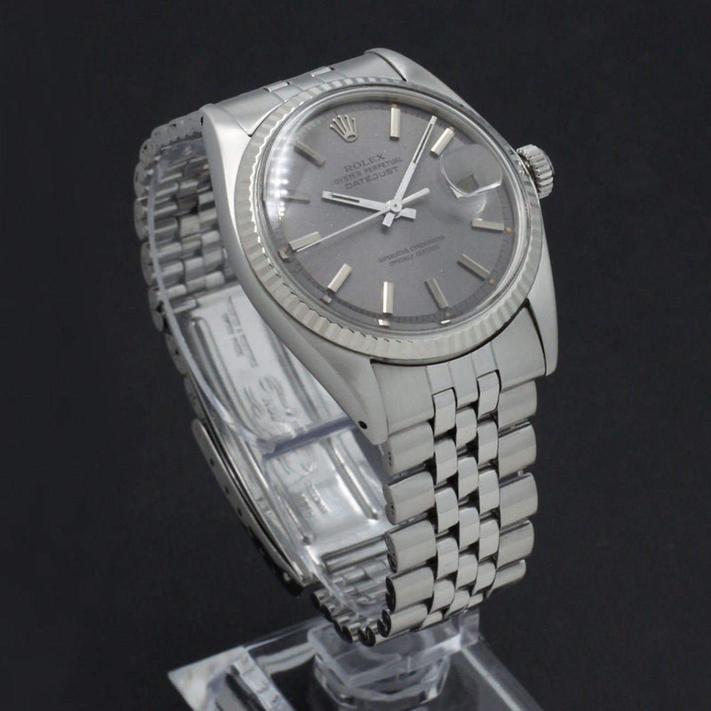 Rolex Datejust 1601 (1969) - Purple dial 36 mm Steel case (12/14)