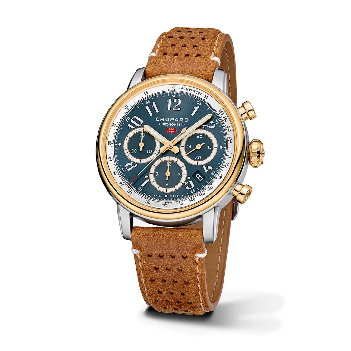 Chopard Mille Miglia 168619-4001 (2024) - Blauw wijzerplaat 41mm Goud/Staal (1/1)