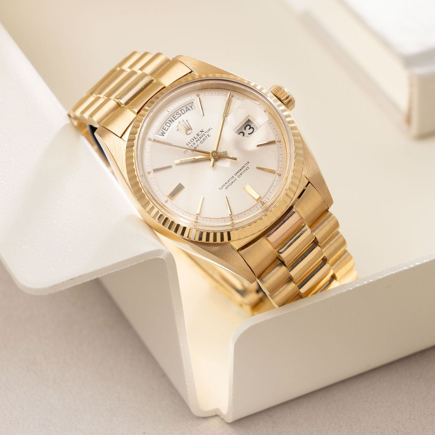 Rolex Day-Date 1803 (1966) - 36 mm Yellow Gold case (1/8)