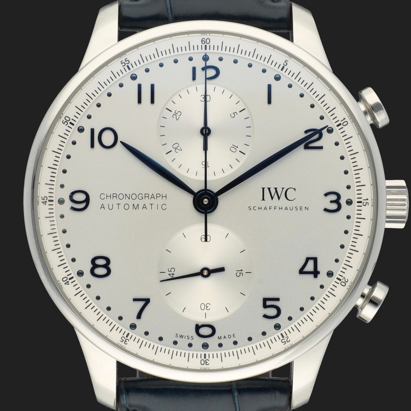 IWC Portuguese Chronograph IW371605 (2024) - Zilver wijzerplaat 41mm Staal (2/8)