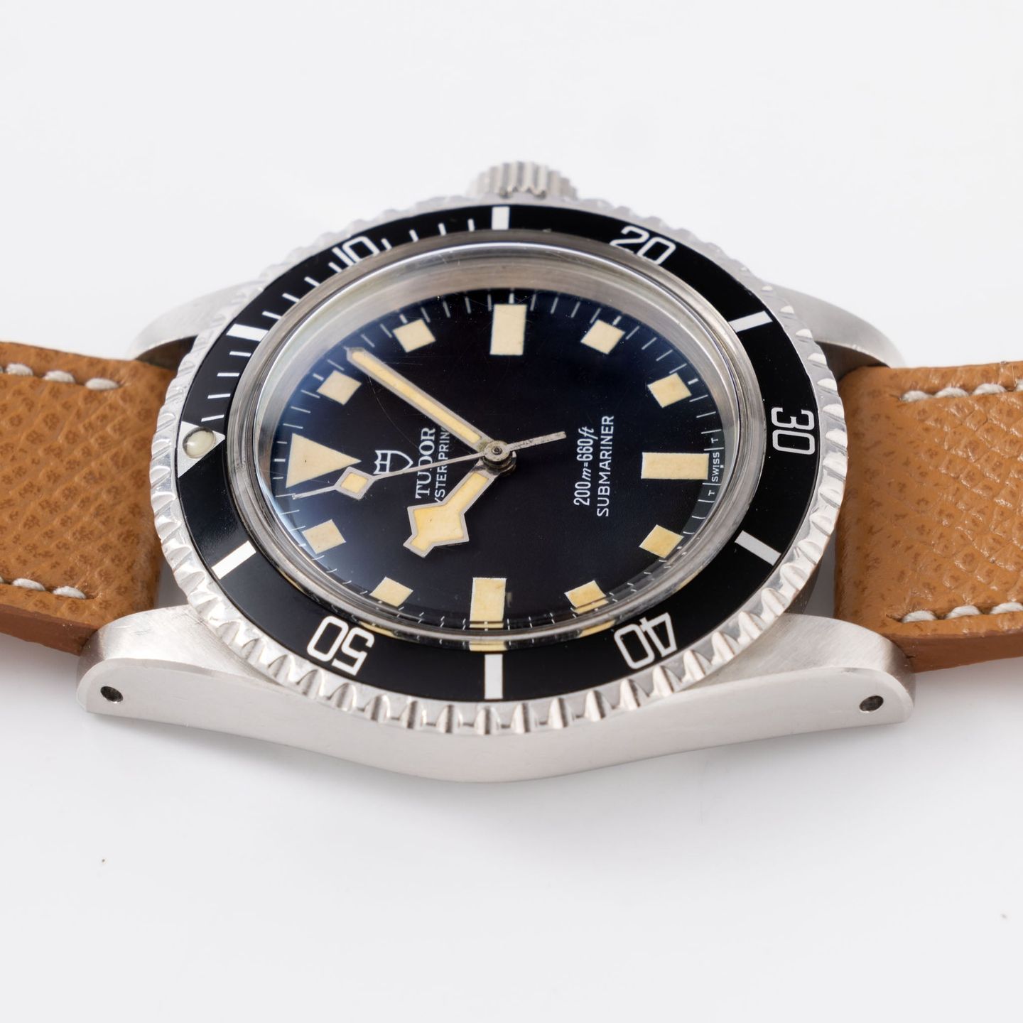 Tudor Submariner 9401/0 (1980) - Zwart wijzerplaat 40mm Staal (6/8)