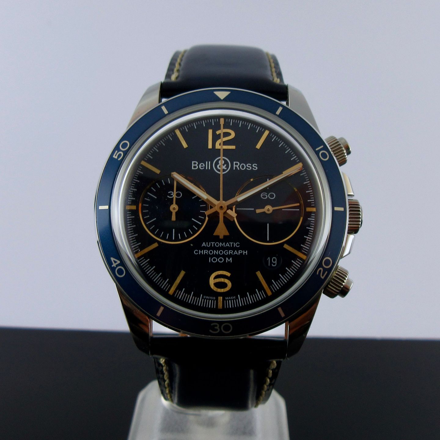 Bell & Ross BR V2 BRV2-94 (2024) - Blauw wijzerplaat 42mm Staal (1/8)