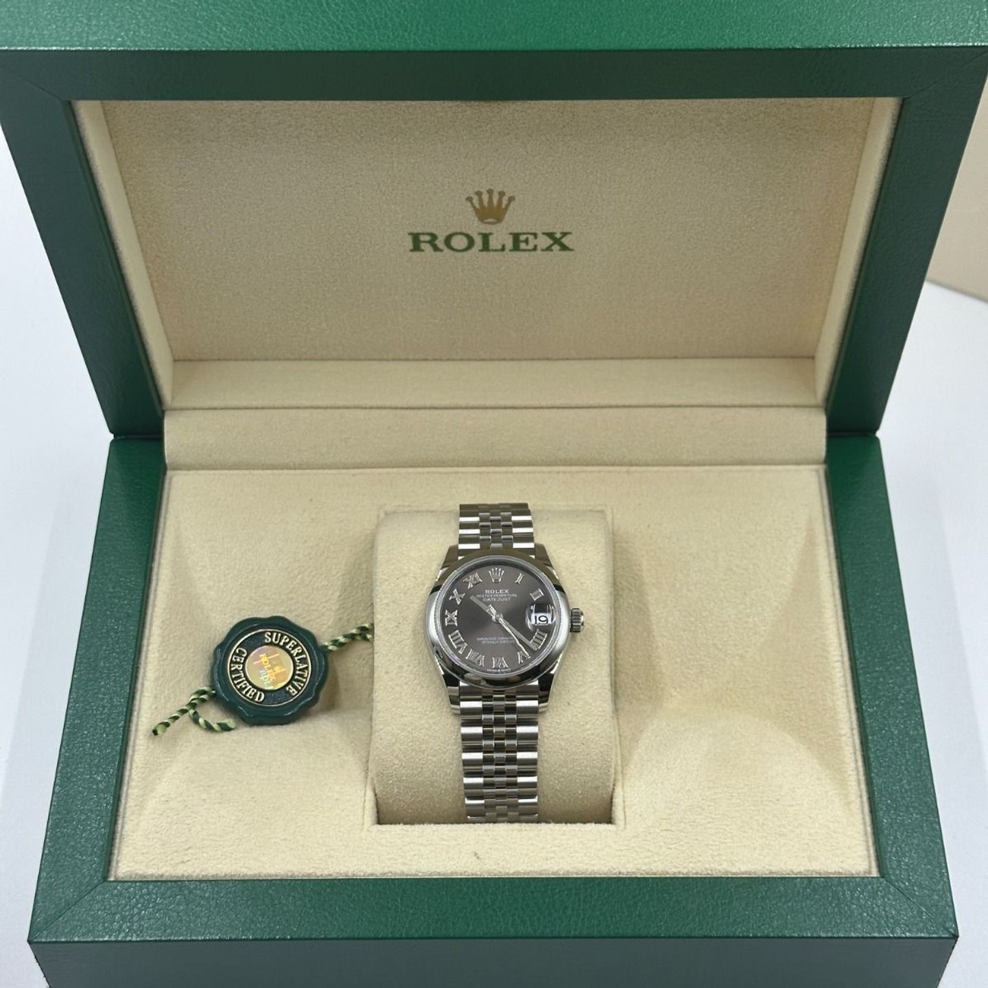 Rolex Datejust 31 278240 (2024) - Grey dial 31 mm Steel case (4/8)