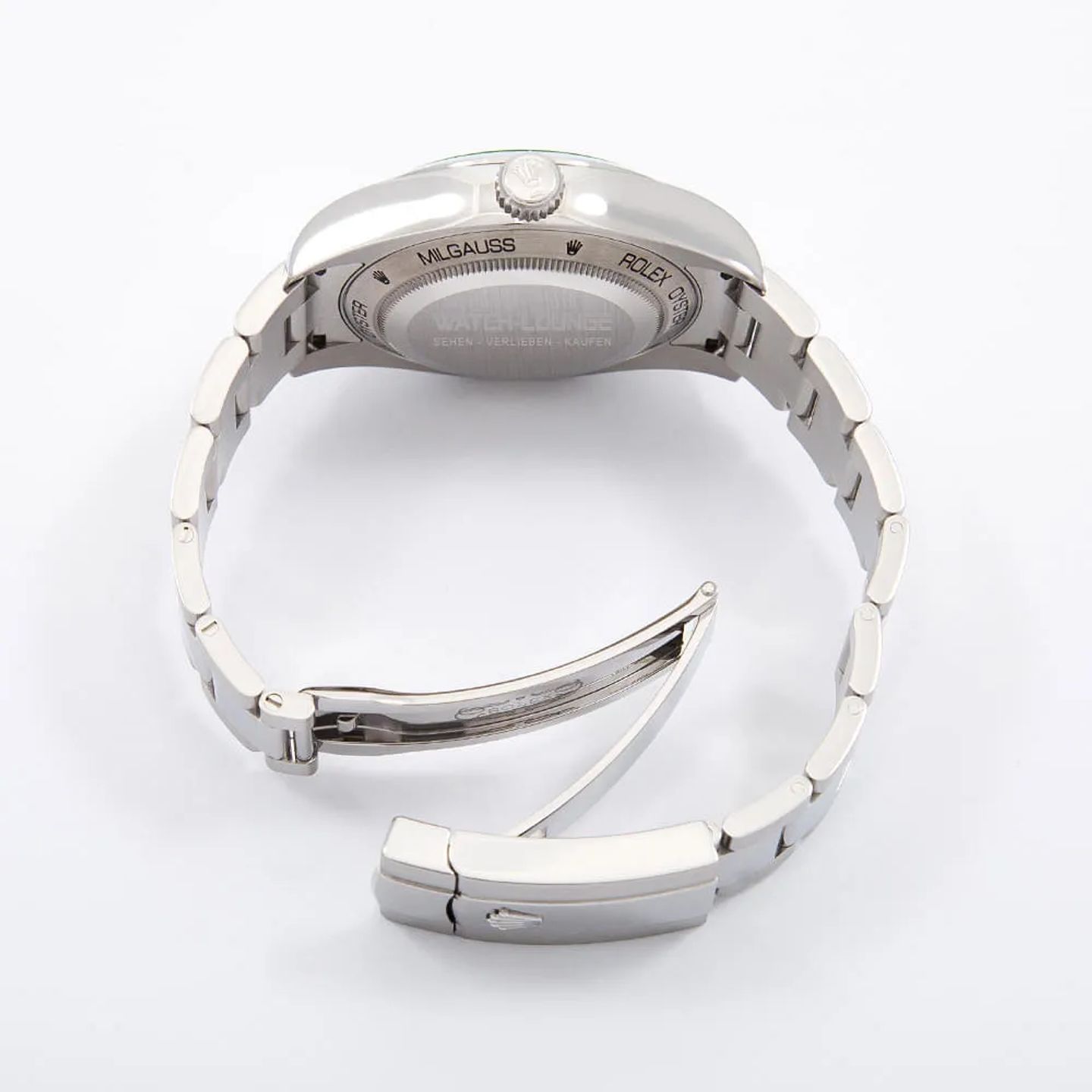 Rolex Milgauss 116400GV (2022) - Blue dial 40 mm Steel case (8/8)