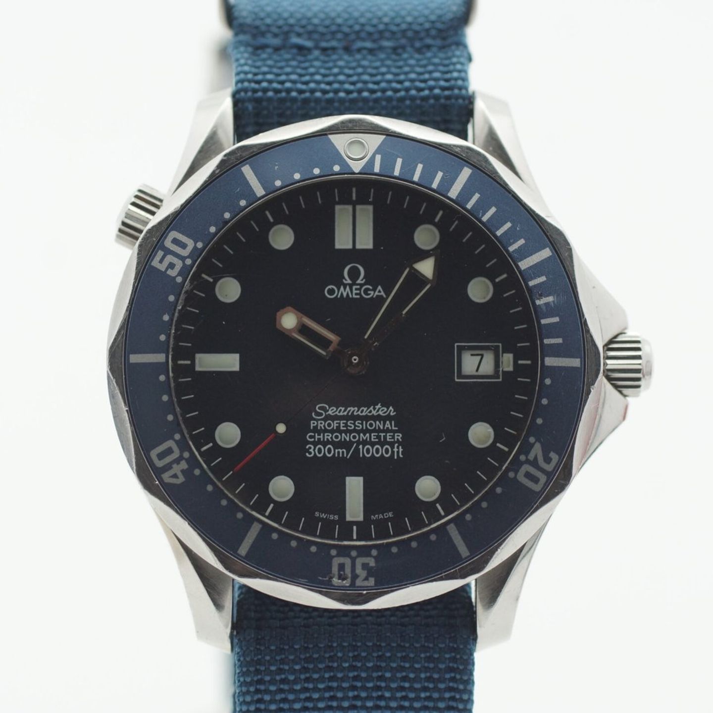 Omega Seamaster Diver 300 M 2531.80.00 (2000) - Blue dial 41 mm Steel case (2/8)