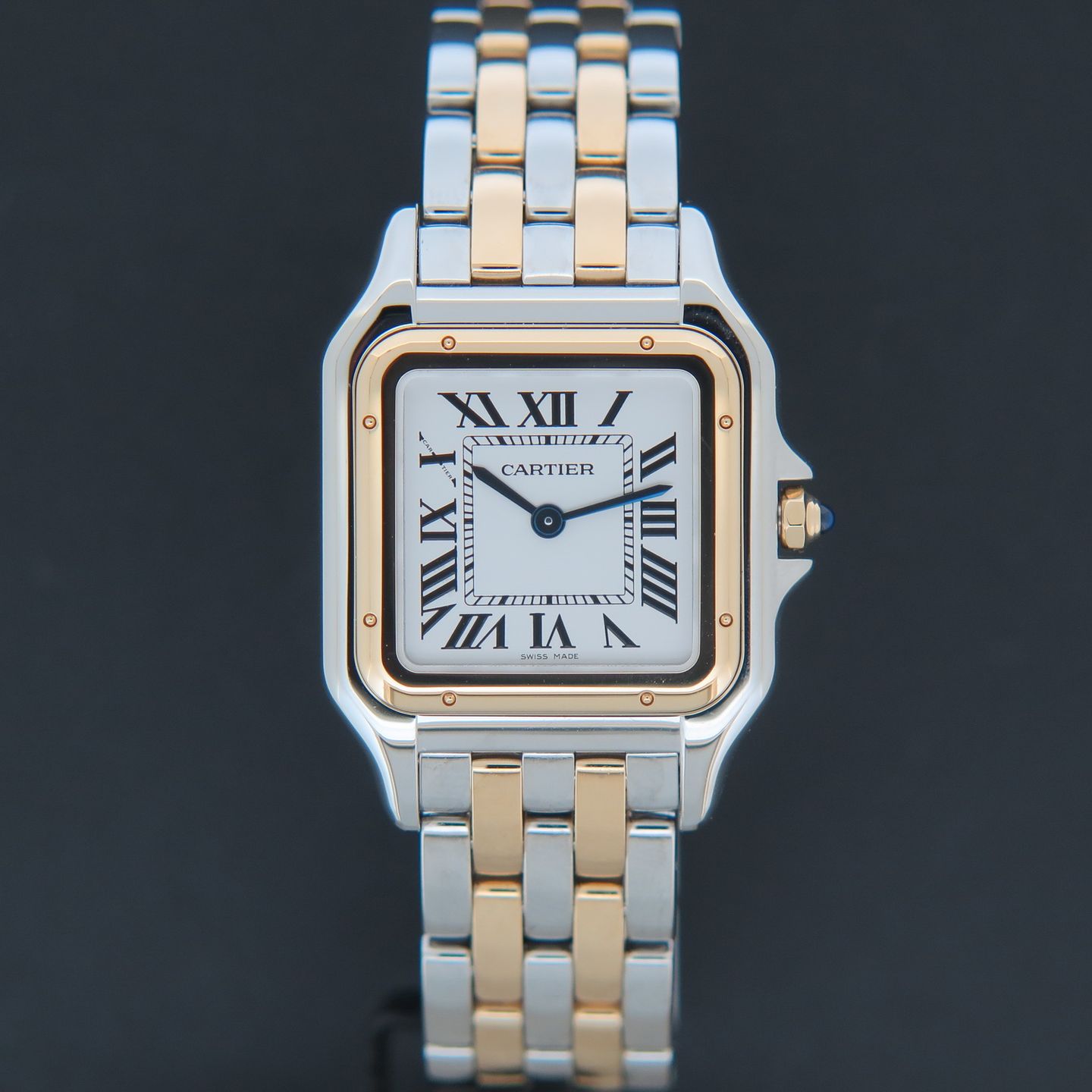 Cartier Panthère W2PN0007 (2023) - White dial 37 mm Gold/Steel case (3/6)