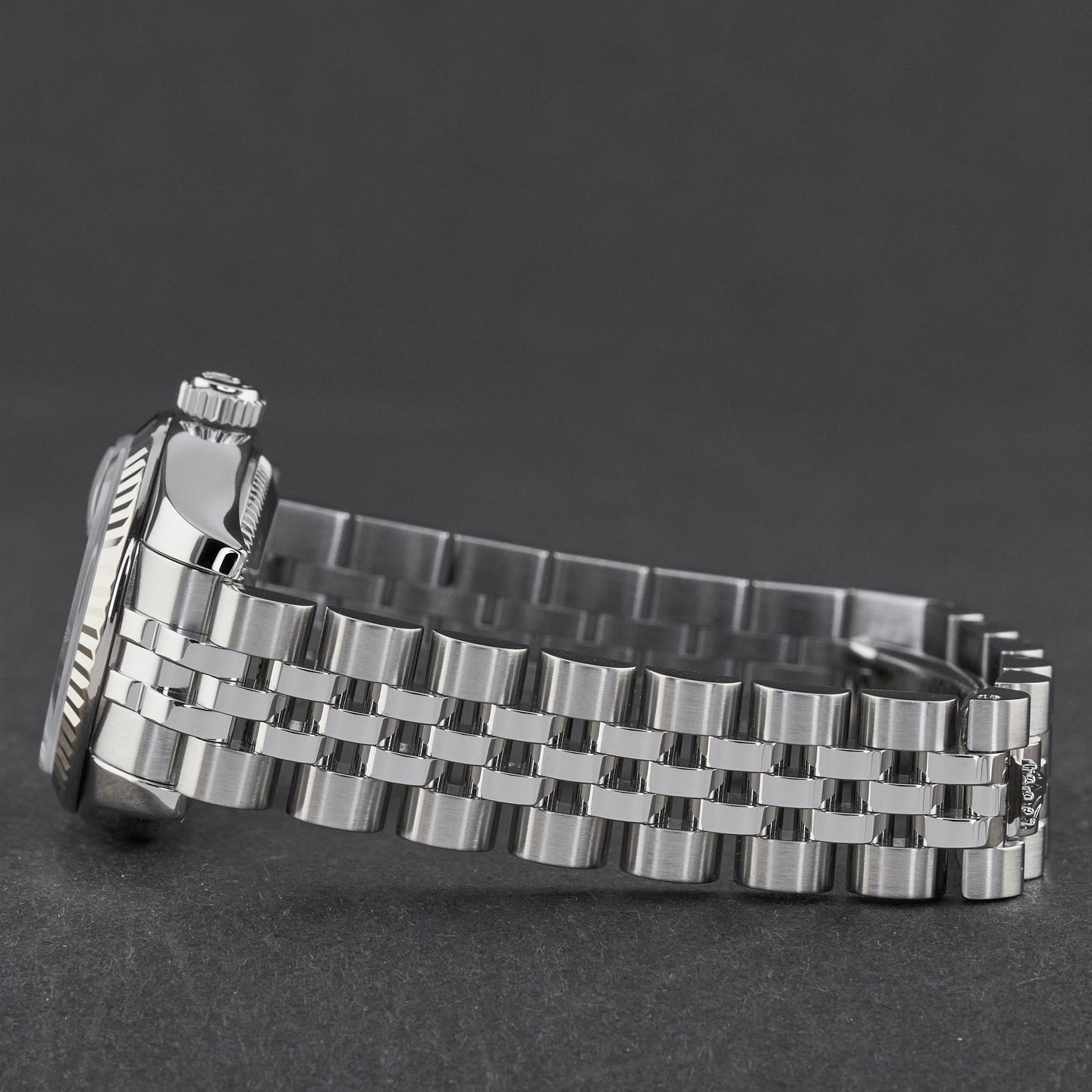 Rolex Lady-Datejust 179174 (2006) - Black dial 26 mm Steel case (5/8)