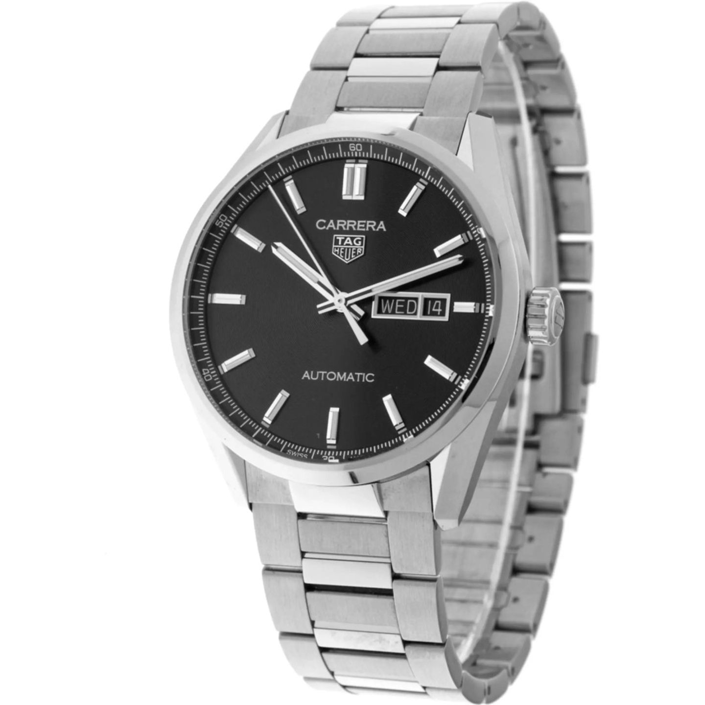 TAG Heuer Carrera WBN2010 (2022) - Black dial 41 mm Steel case (2/6)