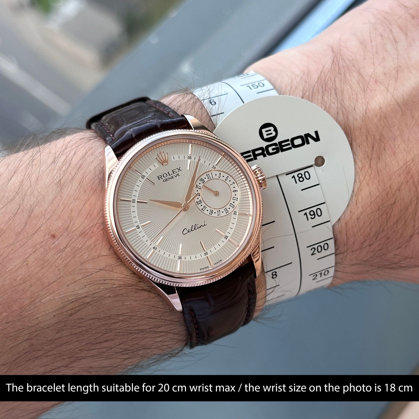 Rolex Cellini Date 50515 (2015) - Zilver wijzerplaat 39mm Roségoud (2/8)