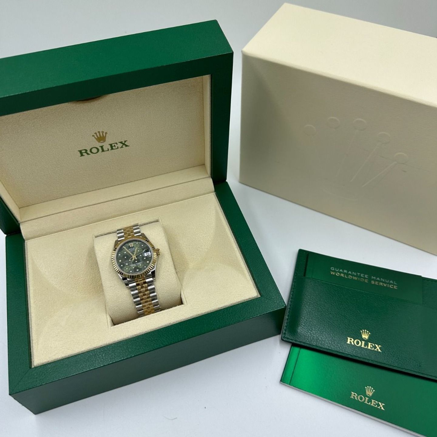 Rolex Datejust 31 278273 (2024) - Groen wijzerplaat 31mm Staal (2/8)