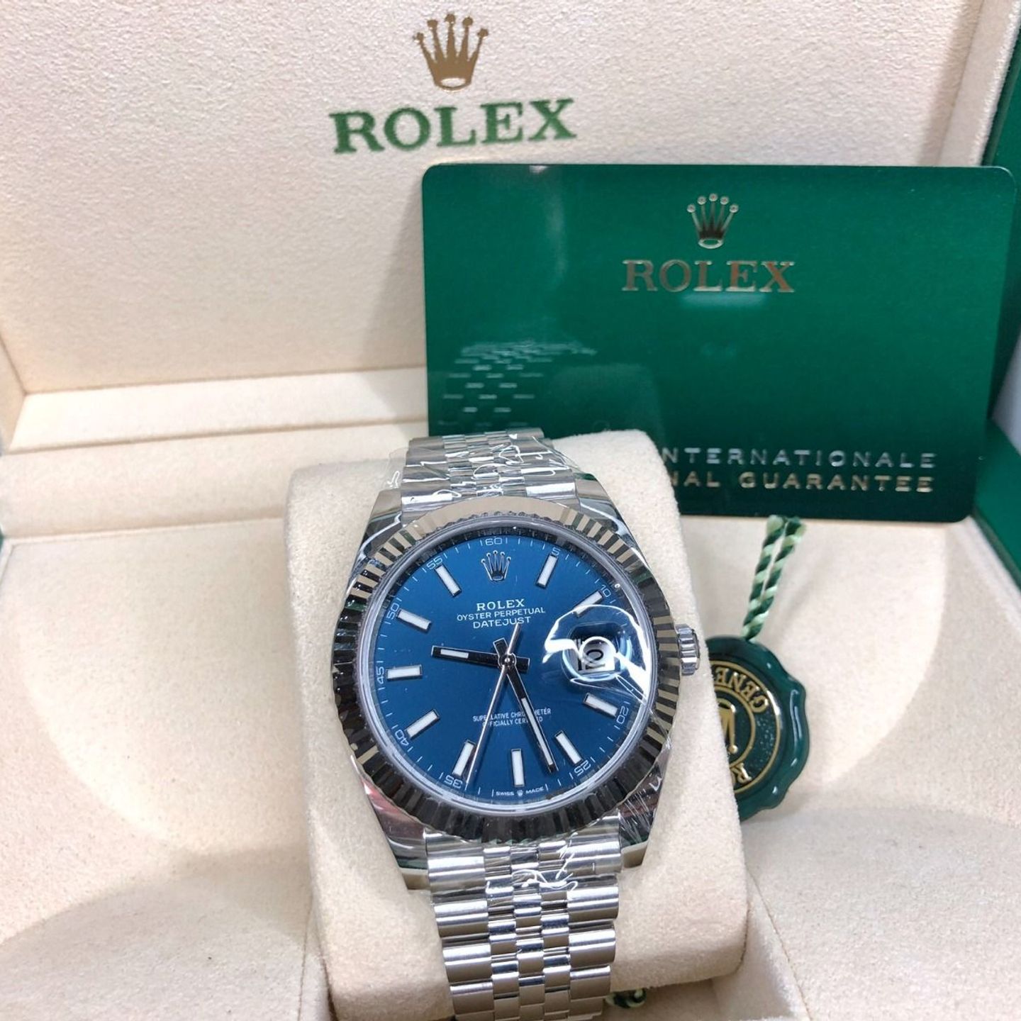 Rolex Datejust 41 126334 (2023) - Blauw wijzerplaat 41mm Staal (2/7)