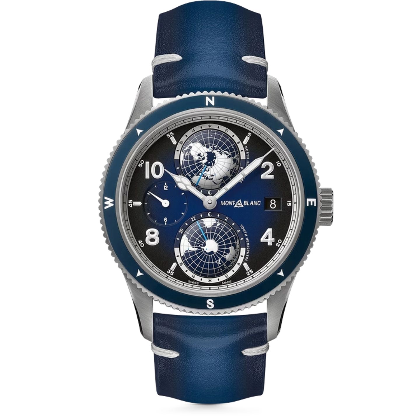 Montblanc 1858 125565 (2026) - Blue dial 42 mm Titanium case (1/1)