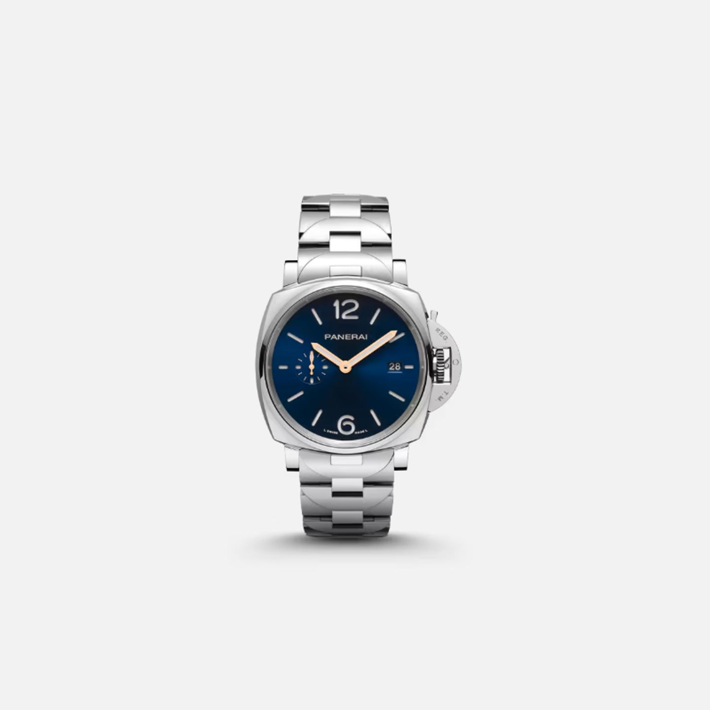 Panerai Luminor Due PAM01124 (2024) - Blauw wijzerplaat 42mm Staal (1/1)