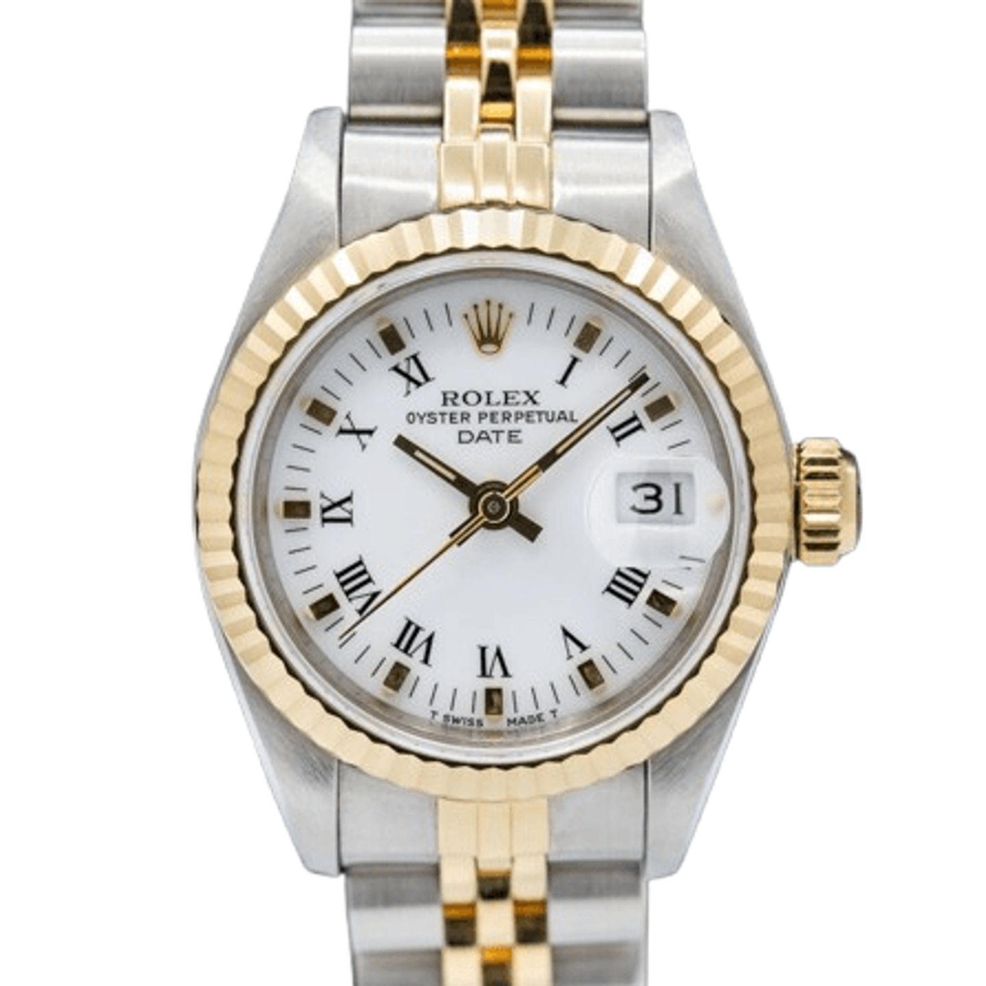 Rolex Lady-Datejust 69173 (Unknown (random serial)) - 26 mm Gold/Steel case (1/4)