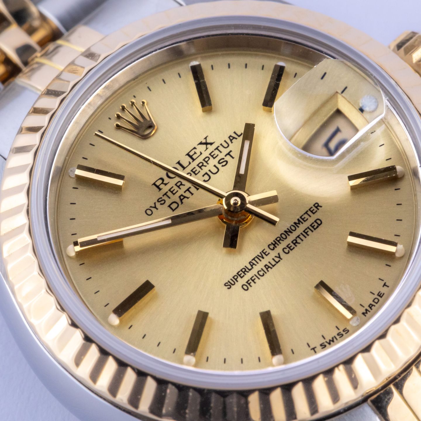 Rolex Lady-Datejust 69173 (1993) - 26mm Goud/Staal (2/7)