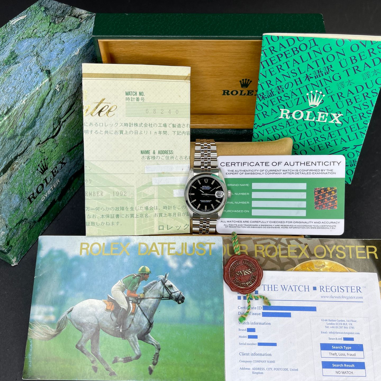 Rolex Datejust 31 68240 (1991) - 31 mm Steel case (3/8)