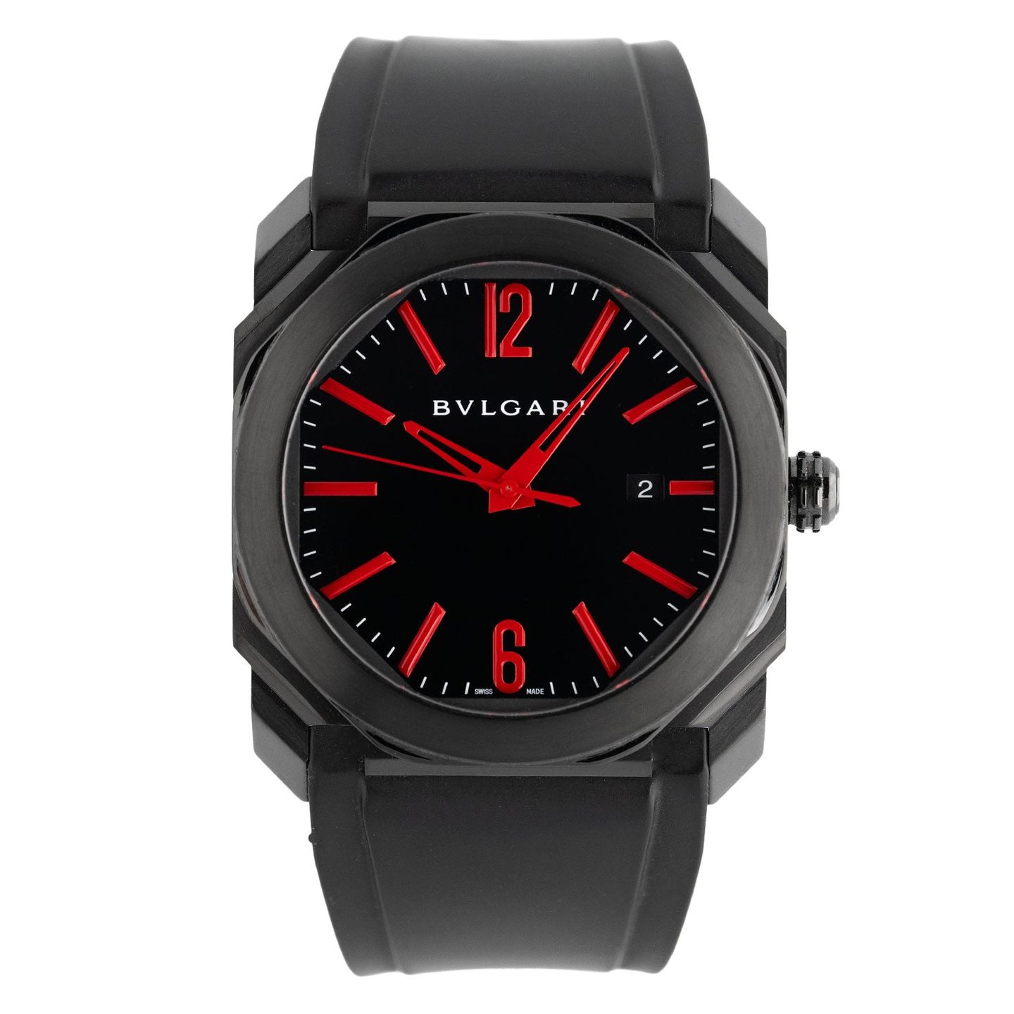Bulgari Octo 102738 (2019) - Black dial 42 mm Steel case (1/8)