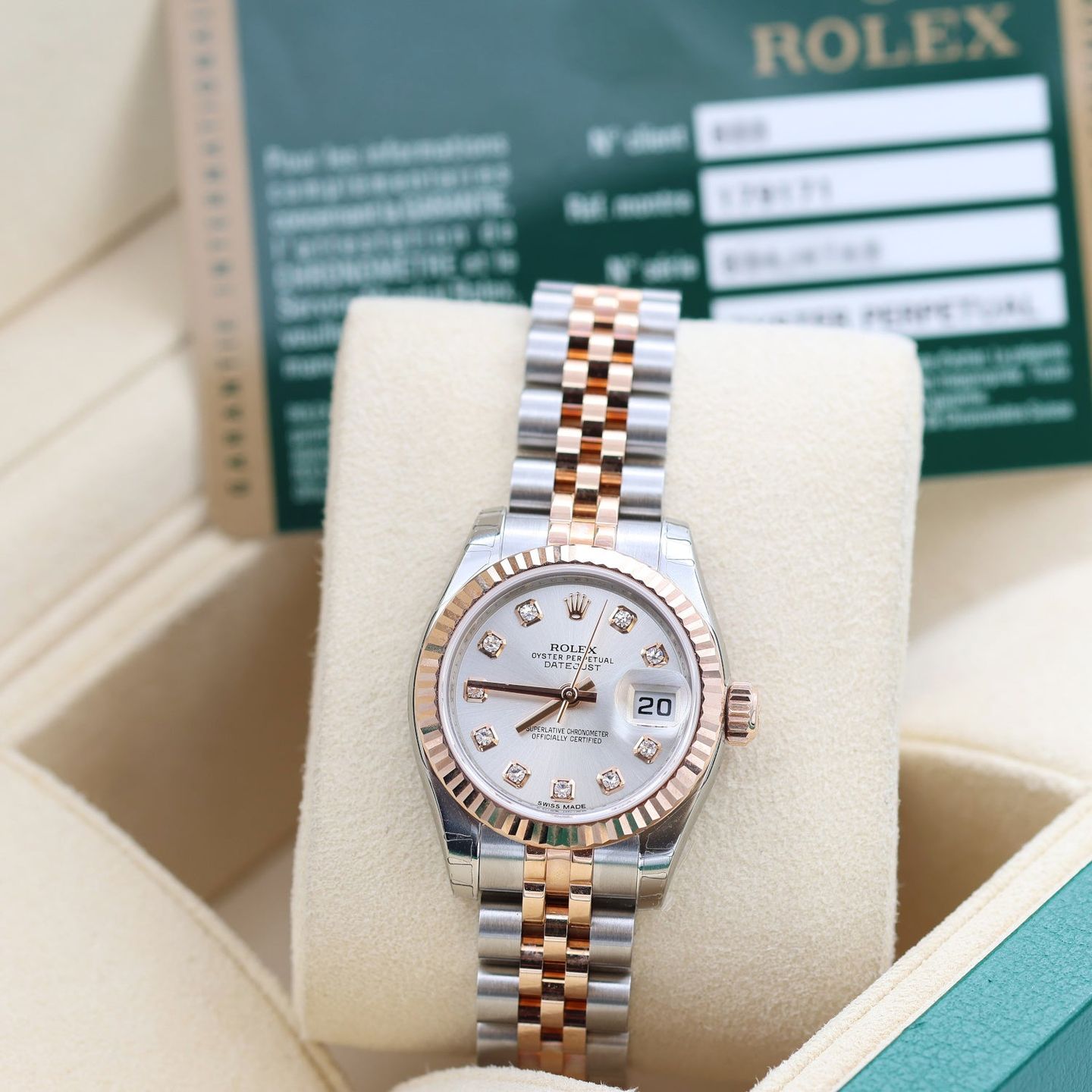 Rolex Lady-Datejust 179174 (2014) - 26 mm Steel case (1/8)